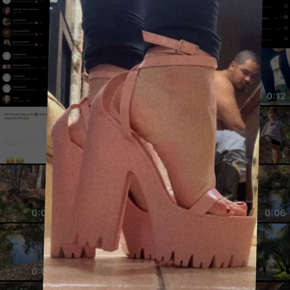 7.5 DOLLS KILL BLUSH PLATFORM